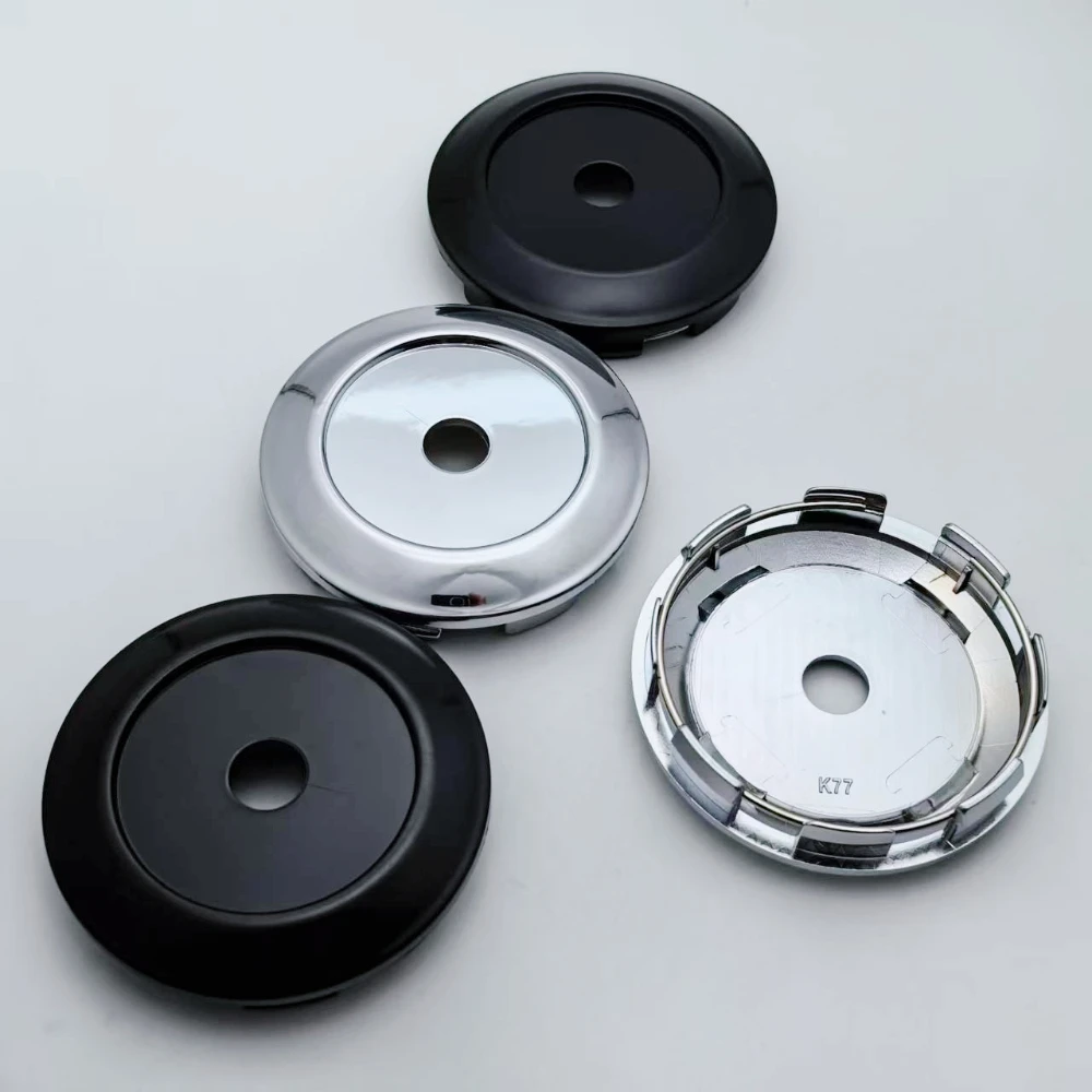 

4pcs Blank Car Wheel Center Caps 77MM Clips 72MM No Logo Rim Hubcaps Cover No Emblem Wheels Hub Dust Cap Replace Car Accessories