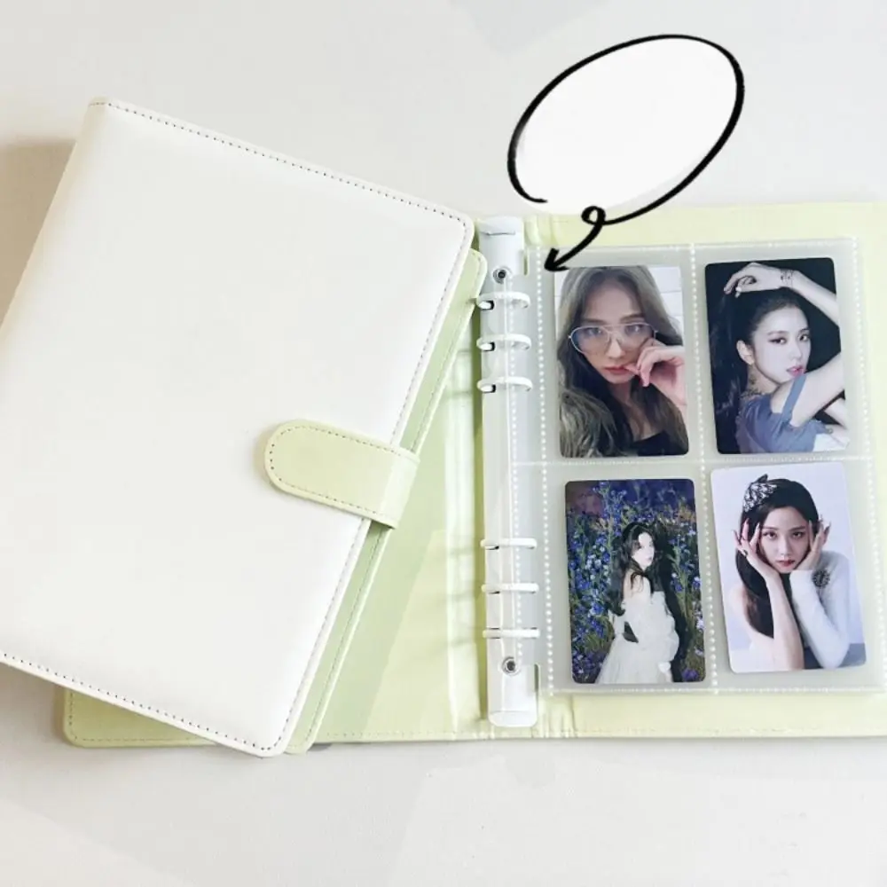 INS Photo Album Multi-pockets Kpop Loose-leaf Binder Photocard Holder Picture Case Idol Cards Collect Book Star Chaser