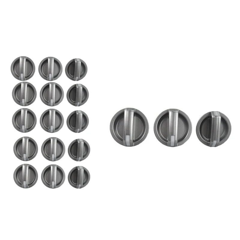 5Set/15Pcs Car Heater Control Knobs UB9B61195 UB9C61195 For Ford Ranger PK 2009-2011 Air Conditioner Control Knob Switch Parts