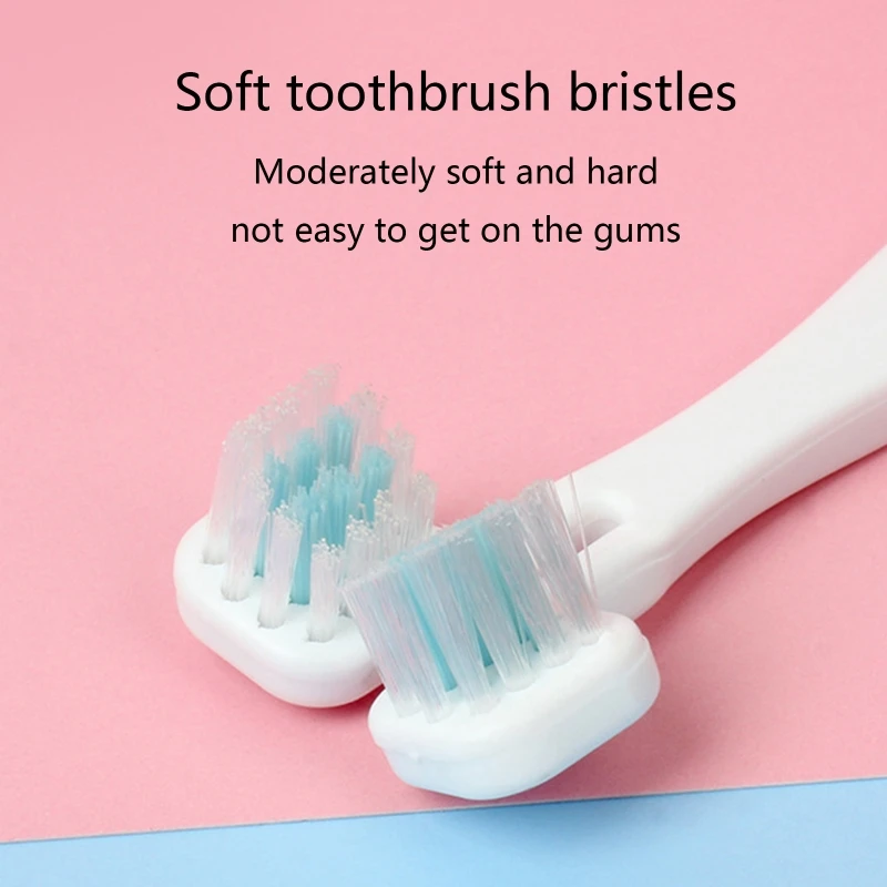 Safe Pet Toothbrush Set Long Handled U-shaped Double-sided Head Toothbrush Dog Cats Teeth Care Cleaning