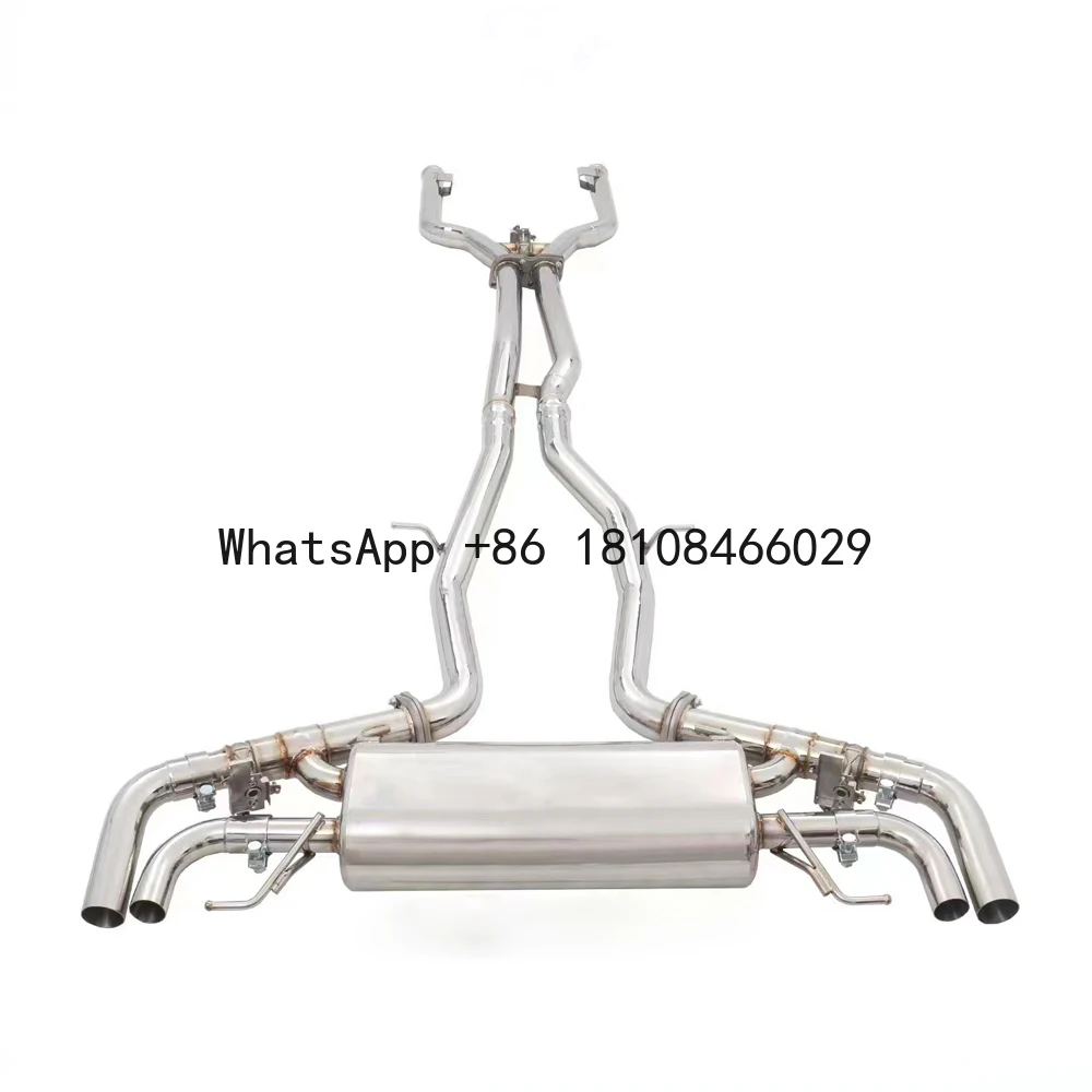 

Полный комплект из нержавеющей стали для гонок, выхлоп Valvetronic Catback для Mercedes Benz GLC63