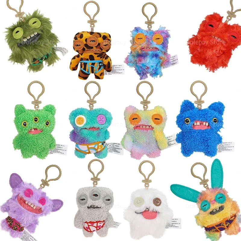 @Fu-ggler Plush Keyrings Funny Ugly Monster Cute Plush Backpacke Pendant Plush!