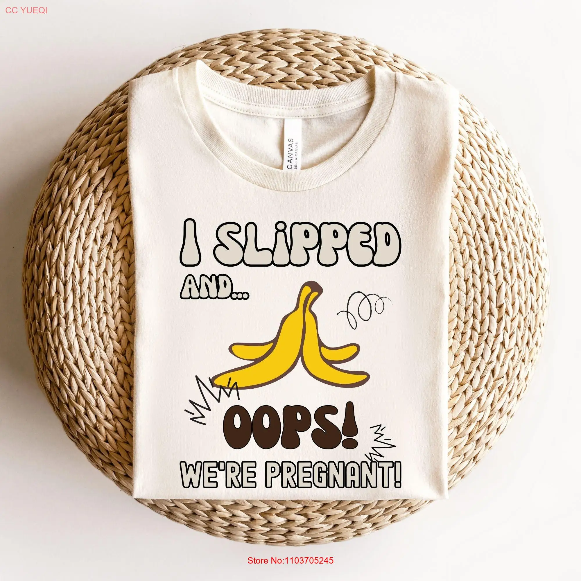 Забавная женская футболка Oops We Are беременная, раскрывающая пары для будущей мамы с длинным или коротким рукавом