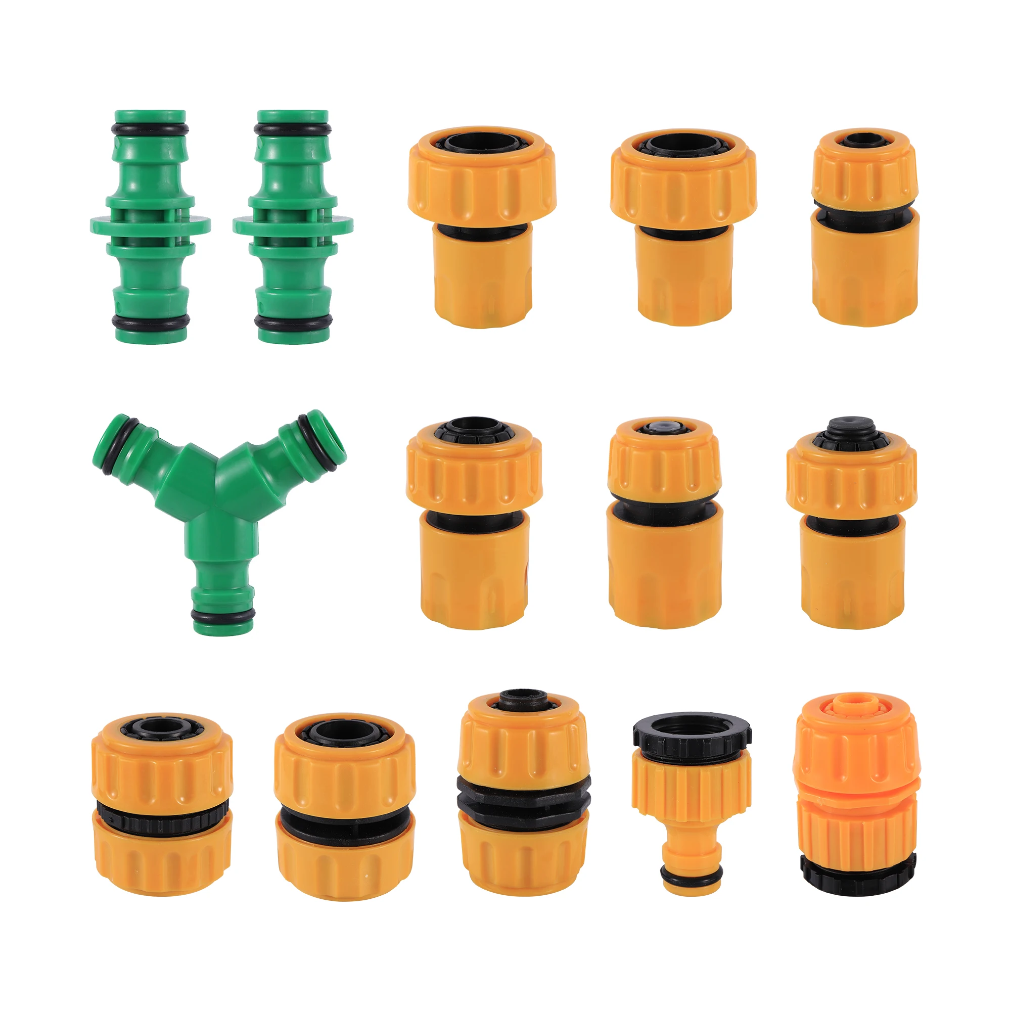 Garden Hose Connector Kit Inner Diameter 12/16/25mm Water Pipe Quick Connect Connector Hose Pipe Repair Connector