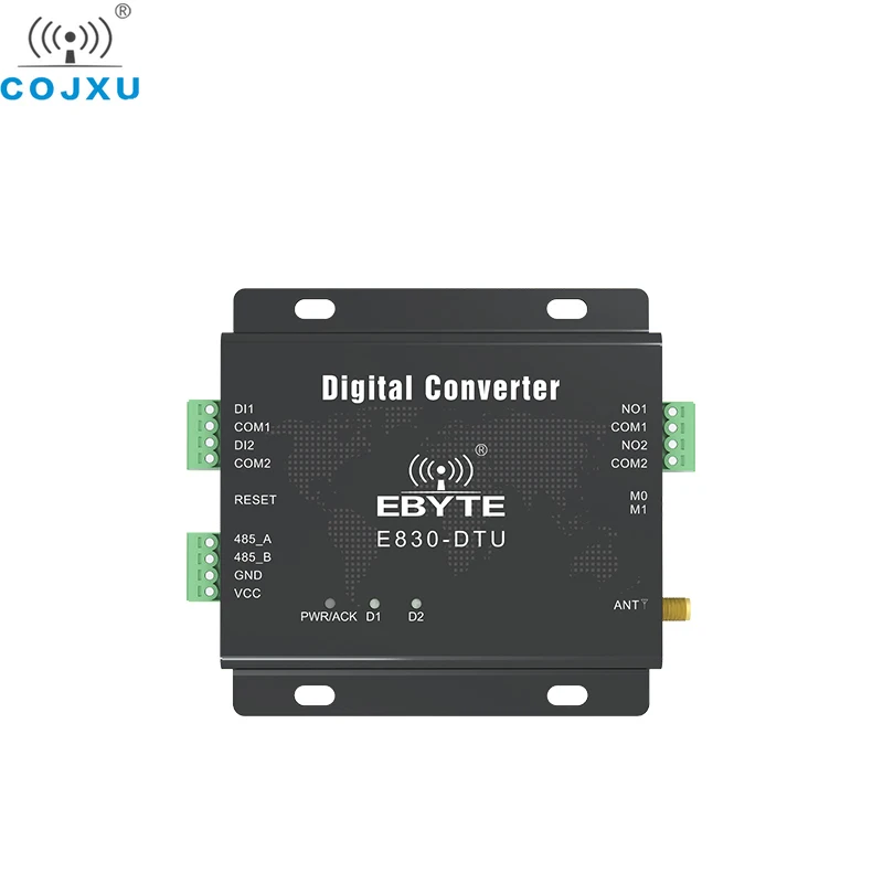 Switch data Acquisition Wireless LoRa 433MHz Modbus 8km Long Range Transmitter and Receiver COJXU E830-DTU(2R2-433L)