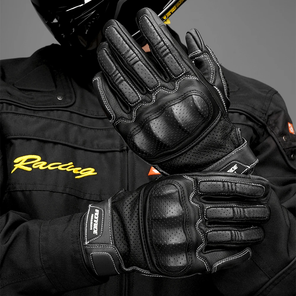 Nuevos guantes de cuero Retro - Motorcycle Gear Full Set reseña y precio