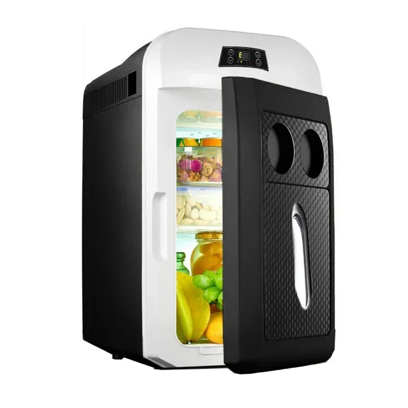 15L-20L Auto Refrigerator Dual Use Of Car And Home Mini Fridge Digital Display Screen Outdoor Camping Picnics Car Refrigerator