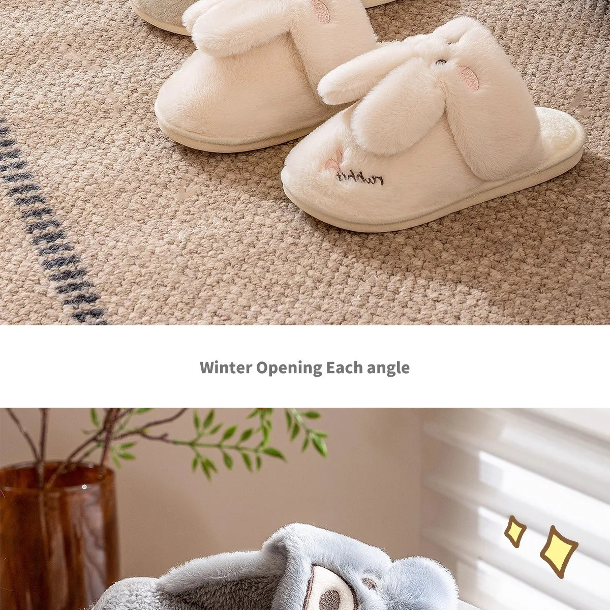 Beheizbare Winter-Hausschuhe für Damen & Herren - Dicke Plüsch-Stiefel mit Rutschfester Sohle, Warme Fleece-Gefütterte Hausschuhe für Drinnen/Draußen – Detail 21