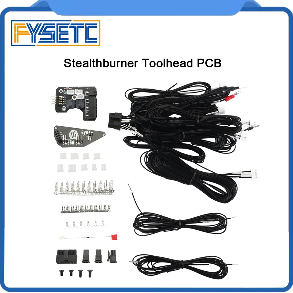 FYSETC Voron 2.4 R2 Trident Stealthburner PCB Kit Standard and 2Pcs PCB boards version Kits with Cables for 3d Printers