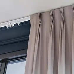 Ceiling Curtain Track Curved Flexible Bendable Sliding Curtain Rail System Room Divider Kit Low Noise Guide System Ziptrack Kit