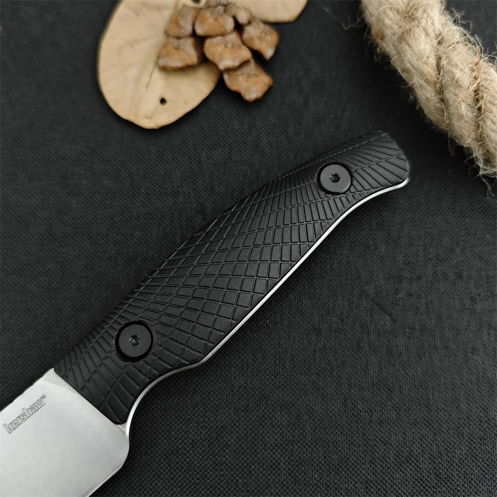 KS 1083 Fixed Blade Knife D2 Blade Nylon Fiber Handle High Quality Knife Outdoor EDC Survival Camping Hiking Hunting Tool