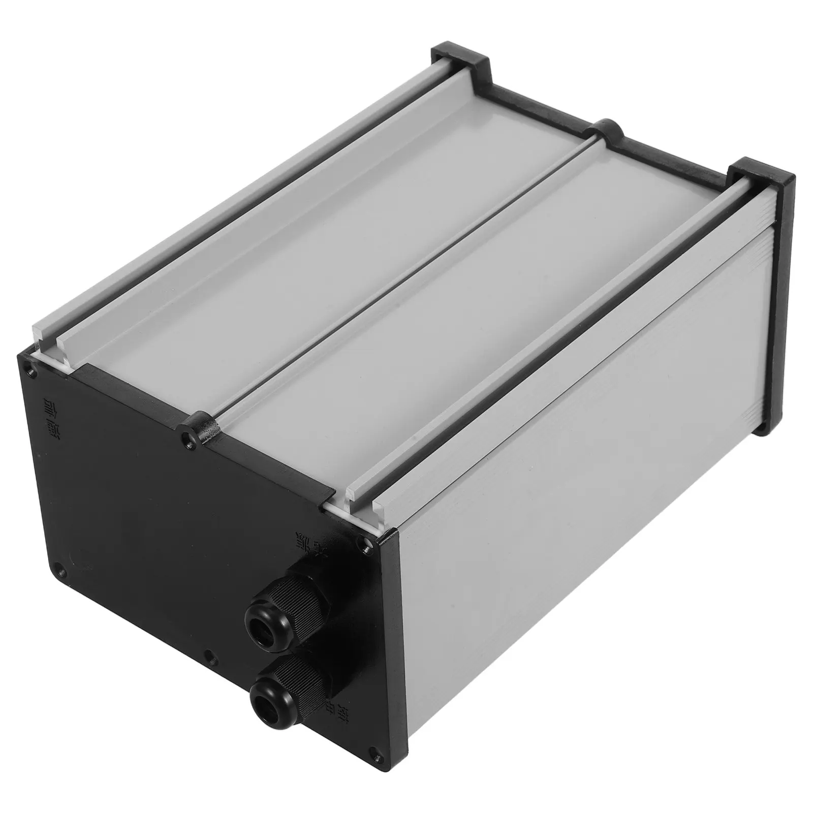 Silver Storage Box Outdoor Waterproof Cover Plastic Enclosure Weatherproof Solar Street Lights Electrical