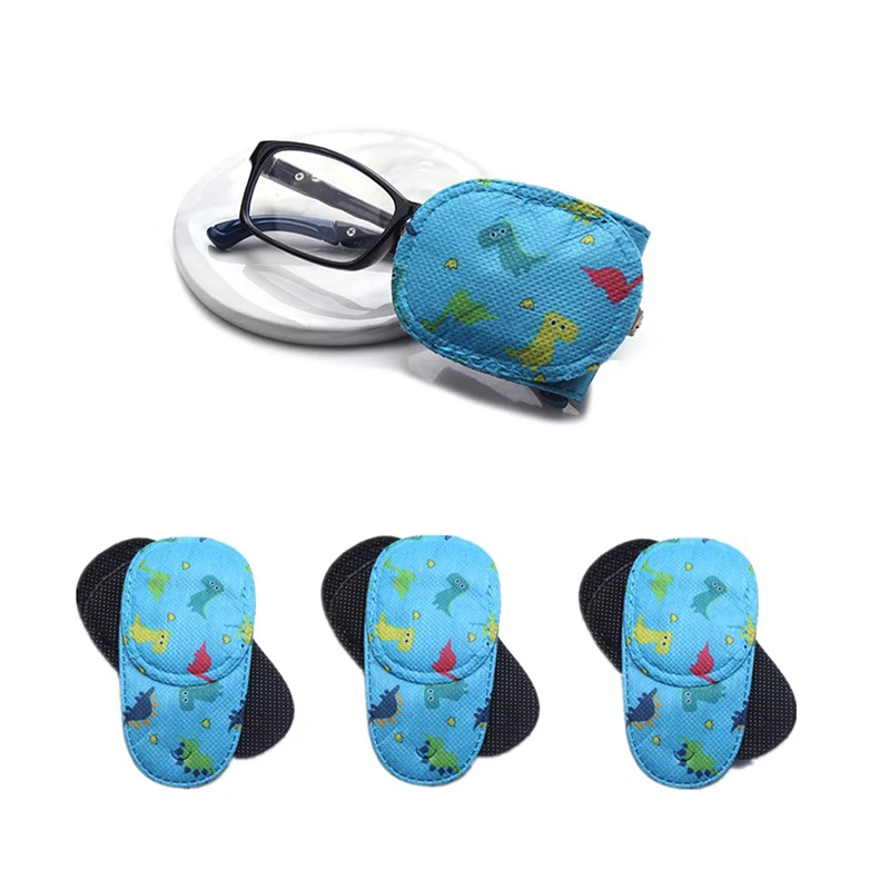 Ambliopia máscara criança oclusão médica olho remendo obscuro médico preguiçoso olho remendo astigmatismo treinamento sombra ambliopia eyepatch