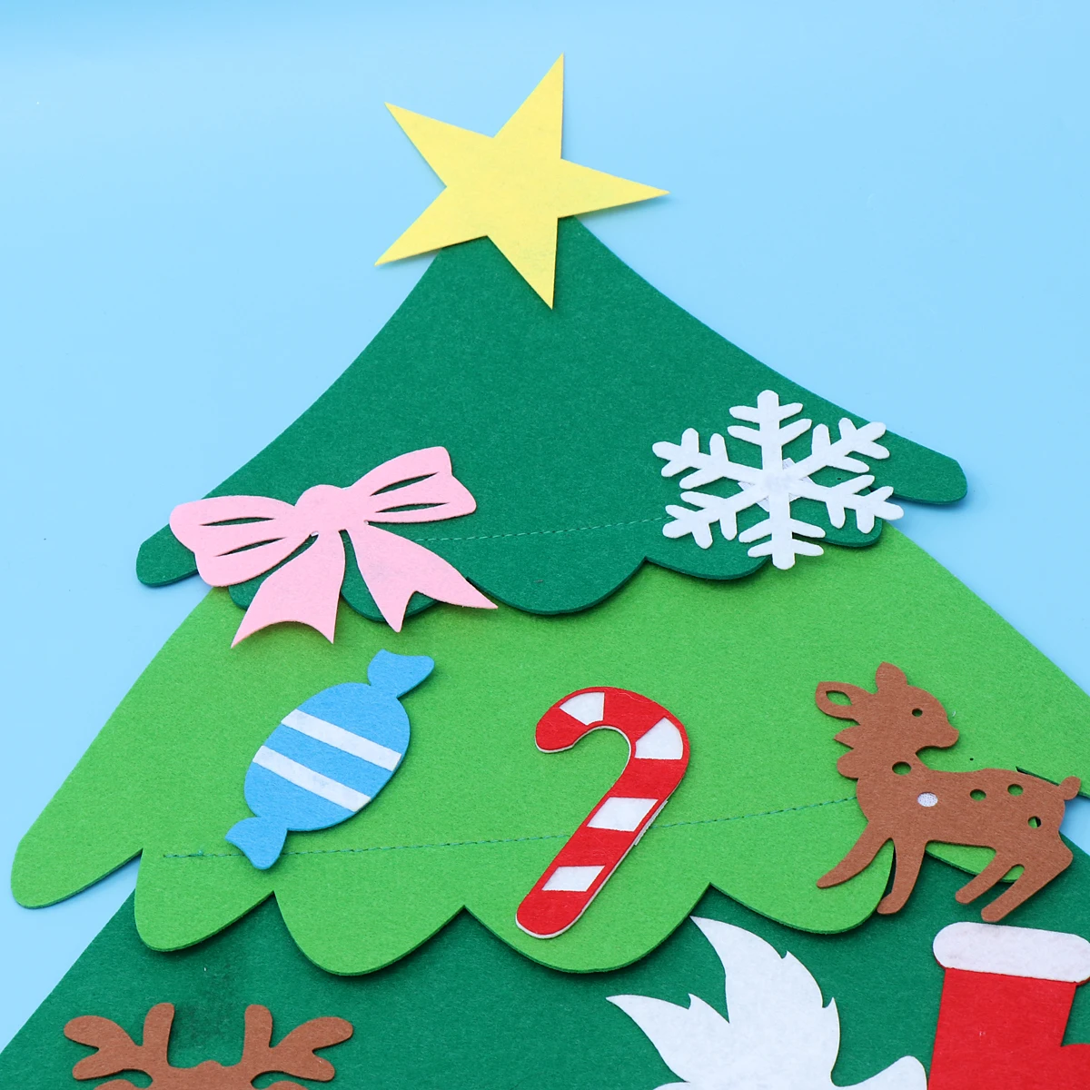 

DIY Felt Christmas Tree Accessories for Xmas Decorative Accessory Trees Mini Decorations