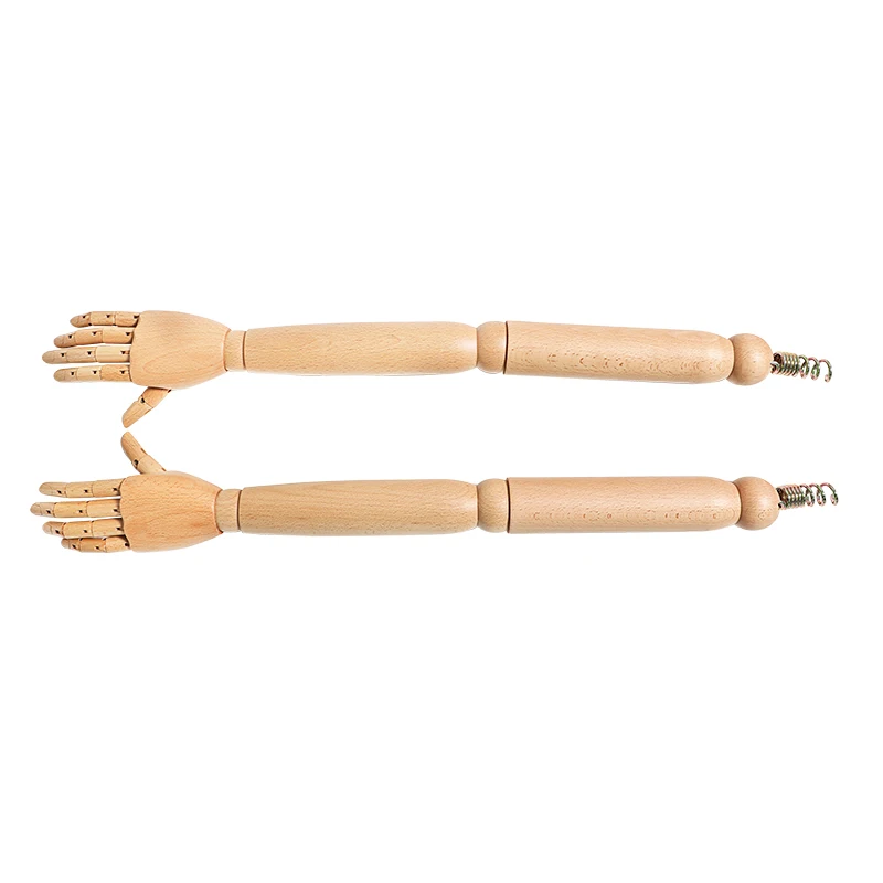 Female Wood Mannequin Arm Hand Accessories For Mannequins Props