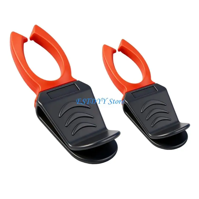 

G6DE 2lots Quickly Install Rod Holder for Fishing Bucket Soft Rubber Coating Safeguards Rod Enduring ABS Materials