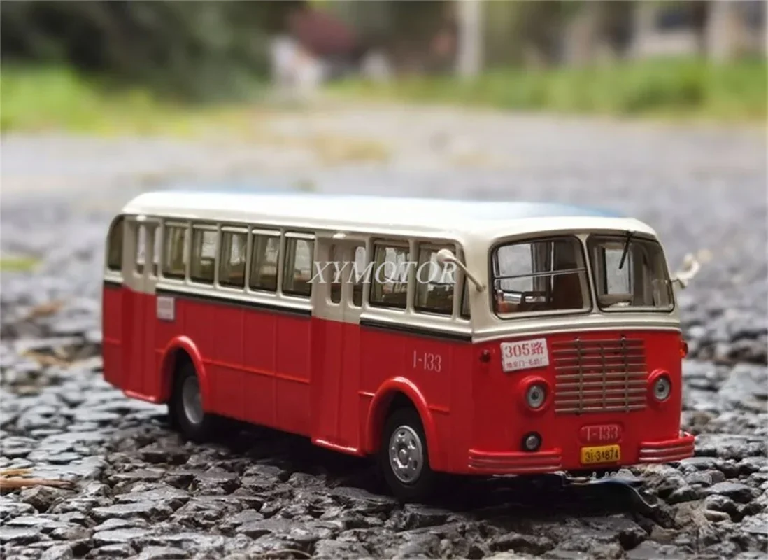 1/64 Peking Stadtbus bk640 no.305 Metall Druckguss Modell auto Kinder Jungen Mädchen Spielzeug Geschenke Sammlung Ornamente