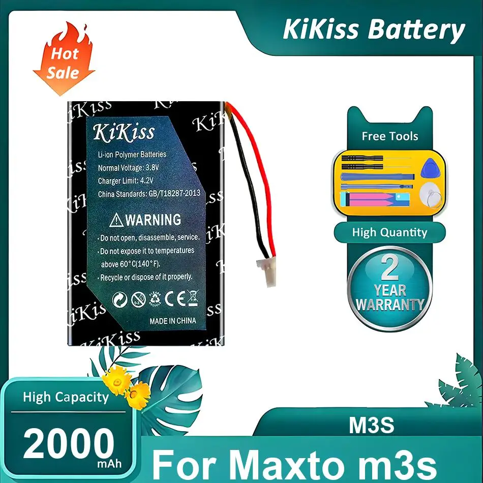 

Сменная батарея для Maxto m3s, M3S, 2000 мАч