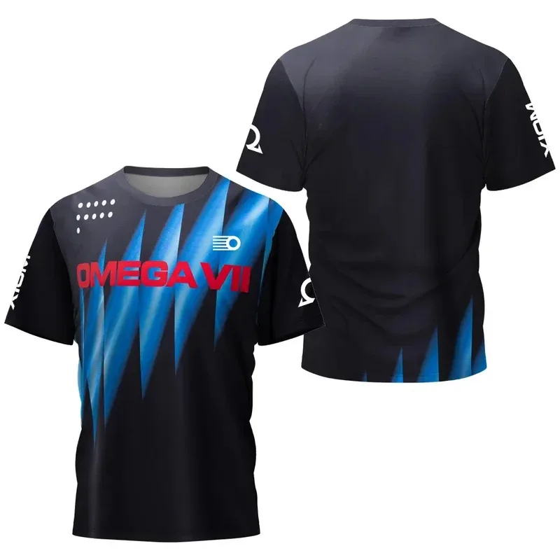 2025 Summer table tennis travel Men's T-shirt, badminton top, quick-drying high-performance summer comfortable and cool T-shirt image 3