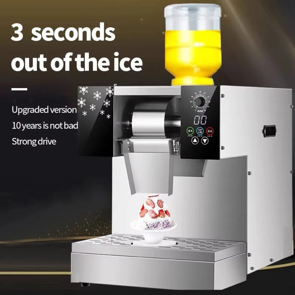High Quality Automatic Shaved Ice Milk Snowflake Machine Commercial Milk Snow Flakes Ice Cream Shaver Maker Machine