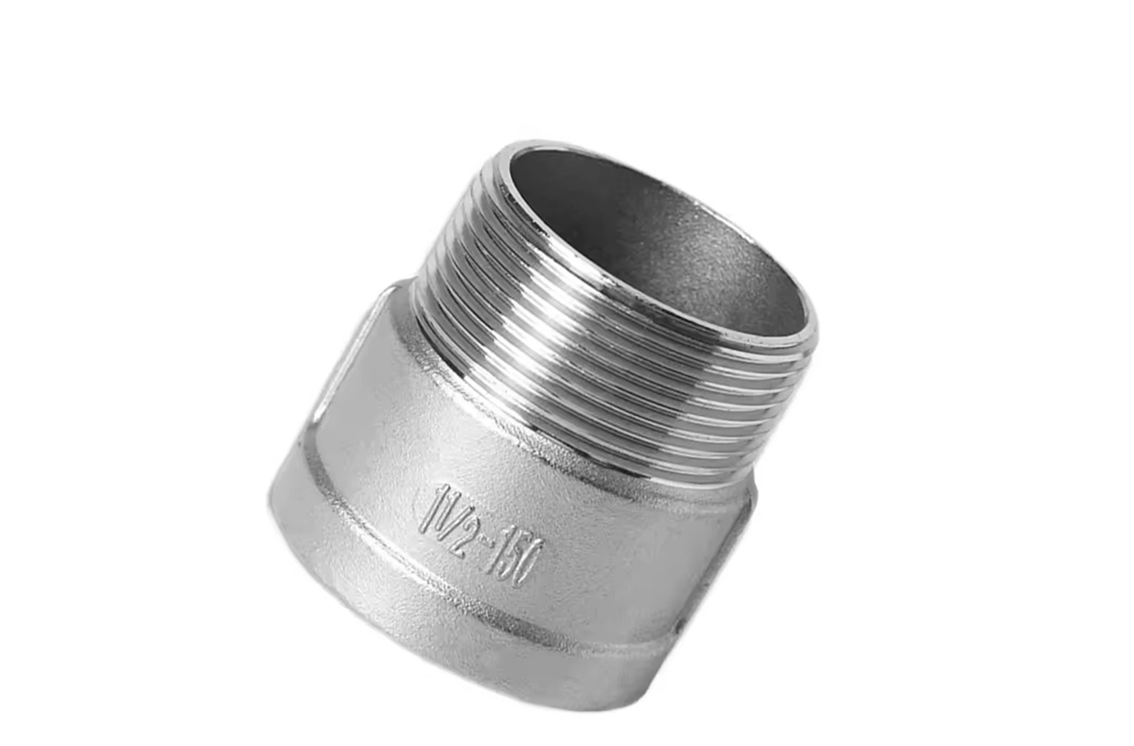 304 Stainless Steel NPT BSP Inner Outer Thread Pipe Joint Threaded Outer Tooth Water Pipe Outer Joint – Detail 8
