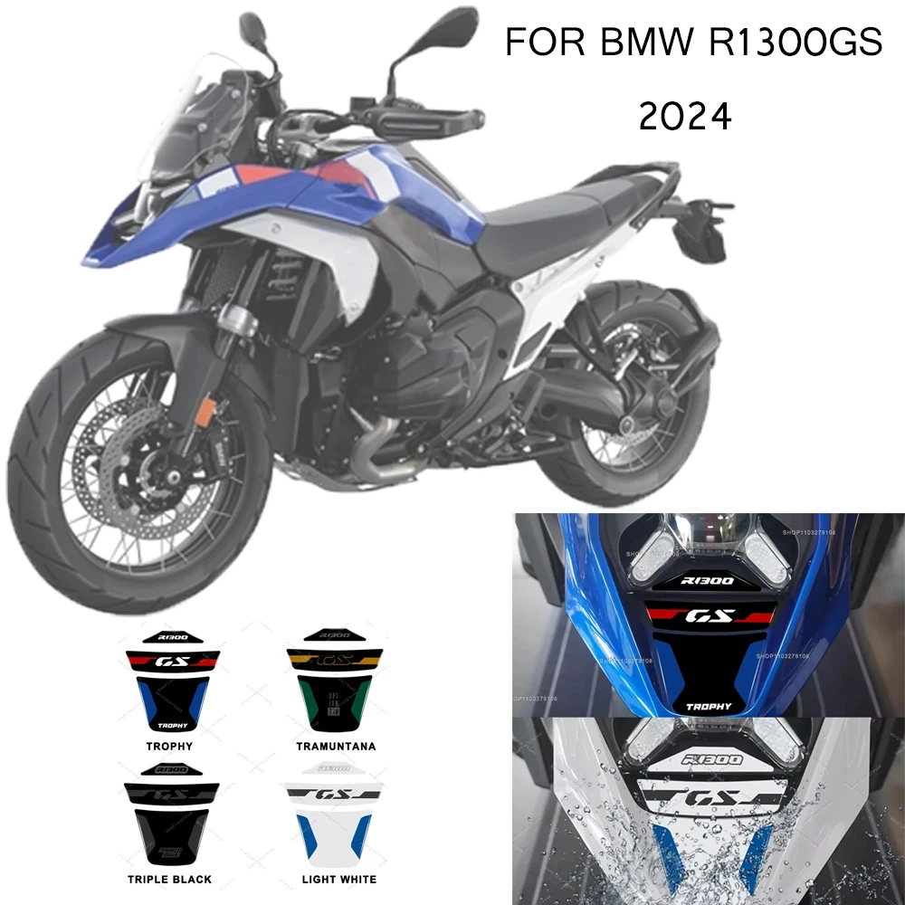 

For BMW R1300 GS r1300gs 2024 Motorcycle Front Sticker 3D Epoxy Resin decorative Sticker Waterproof Protection Sticker