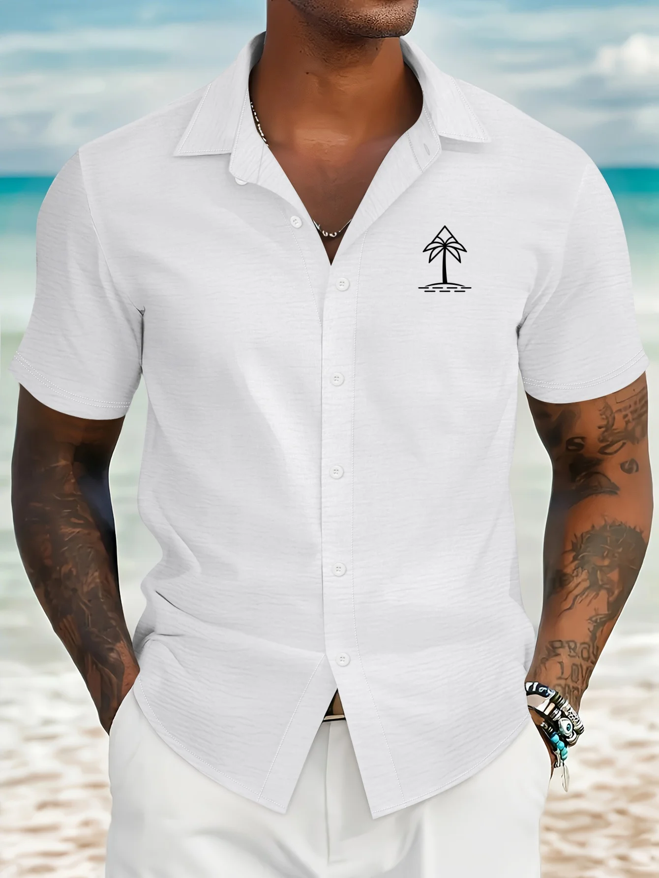 

Летняя мужская ретро трикотажная полосатая рубашка-поло с воротником-стойкой, однотонная, с короткими рукавами, модная, легкая, роскошная, модная трикотажная одежда