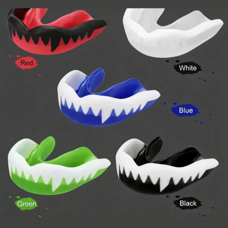 1PC EVA Mouthguard Teeth Protector Mouthguard Suitable for Boxing Sparring Basketball Rugby Safety Sports Protectors