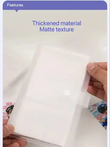 120/240 Slot Card Holder Photo Album Business Card Book Star Chasing Business Three Inch Transparent Card Bag