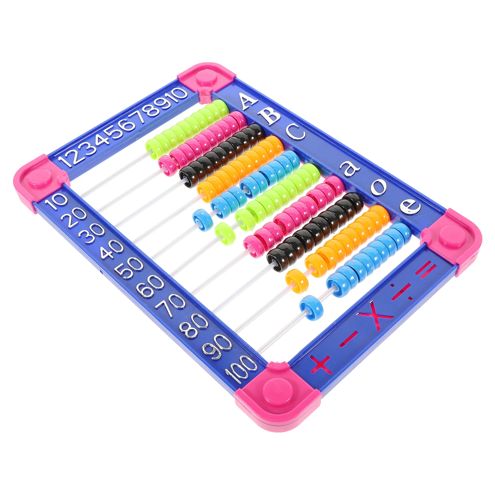 Calculator Abacus Toddler Baby Toy Rekenrek for Kids Math Plastic Educational Plaything