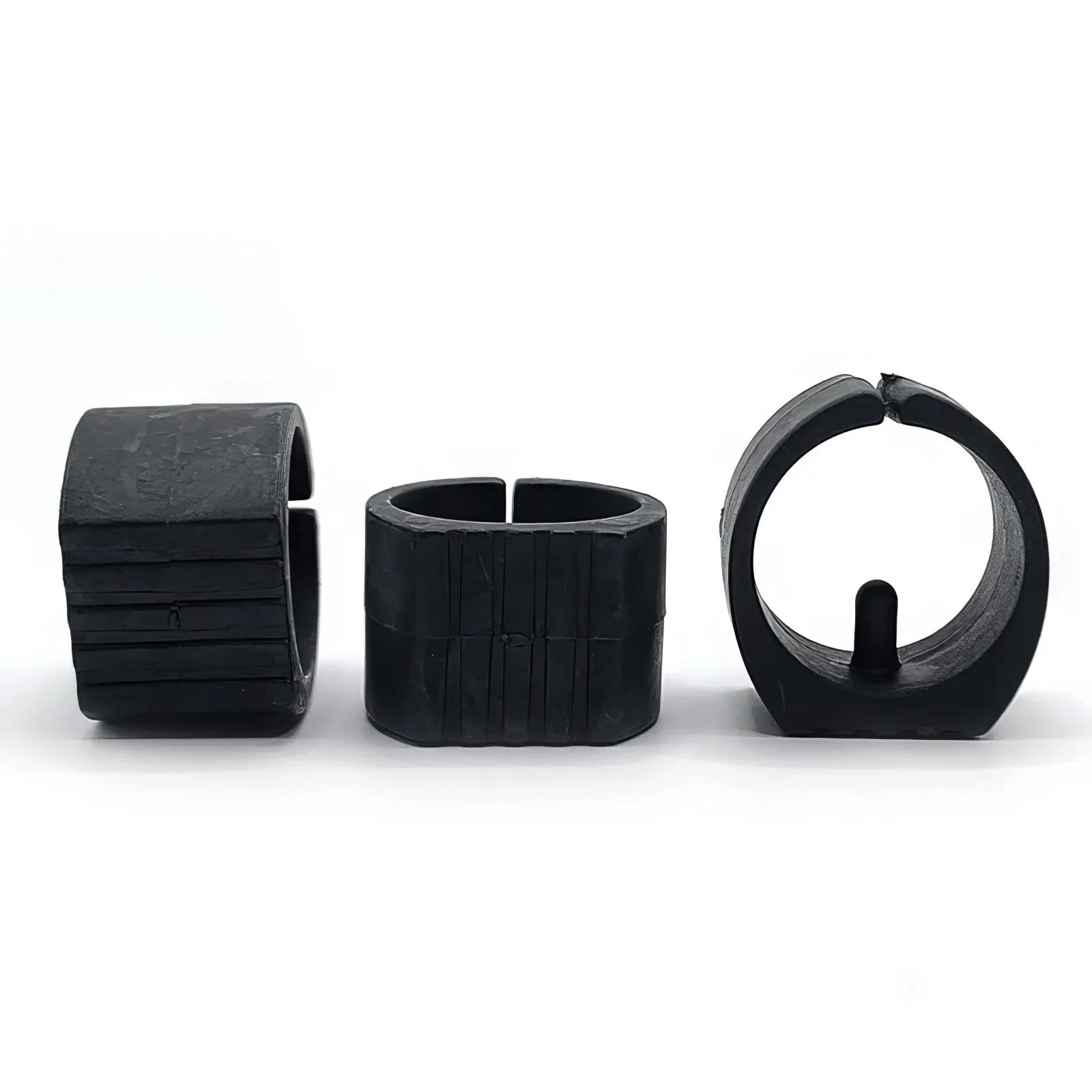 10pcs Chair Feet Tube Wrap Pads U-Type Non-slip 22/25/32mm Desk Leg Tip Pipe Clamps Black Plastic Raised Hangers Round Plug Pads image 6