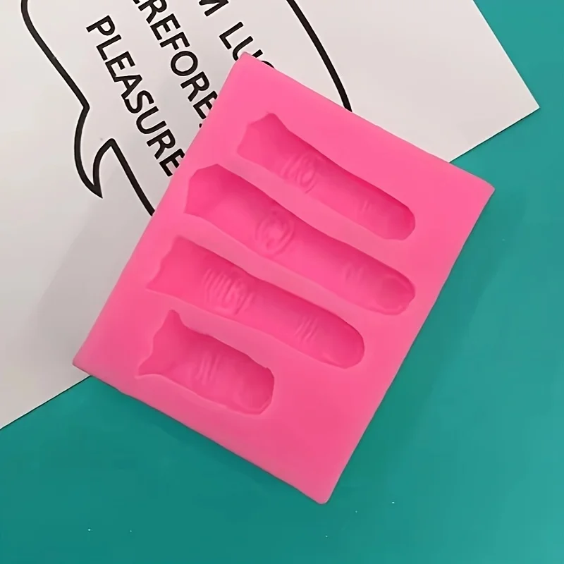 Halloween Prank Realistic Broken Finger Silicone Mold Fondant Cake Dessert Silicone Mold Chocolate Decoration