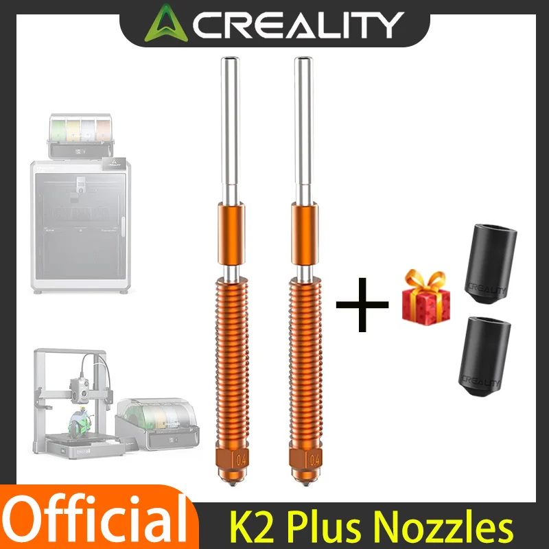 

Creality Original "Unicorn" K2P Quick-Swap Nozzle Kit Upgraded Copper Alloy Hardened Steel for K2 Plus/Hi 3d Printer Parts