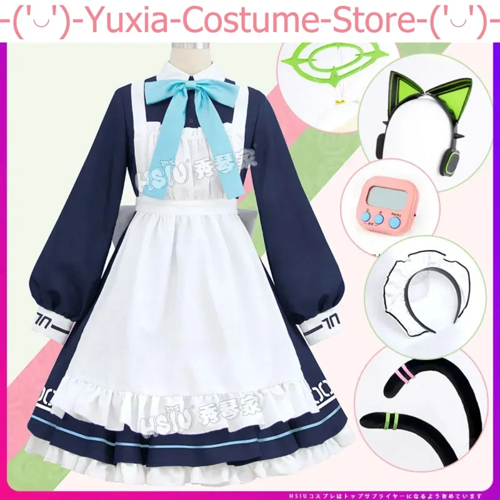 

Blue Archive Saiba Midori Saiba Momoi Dress Cosplay Costume Cos Game Anime Party Uniform Hallowen Play Role Clothes Clothing