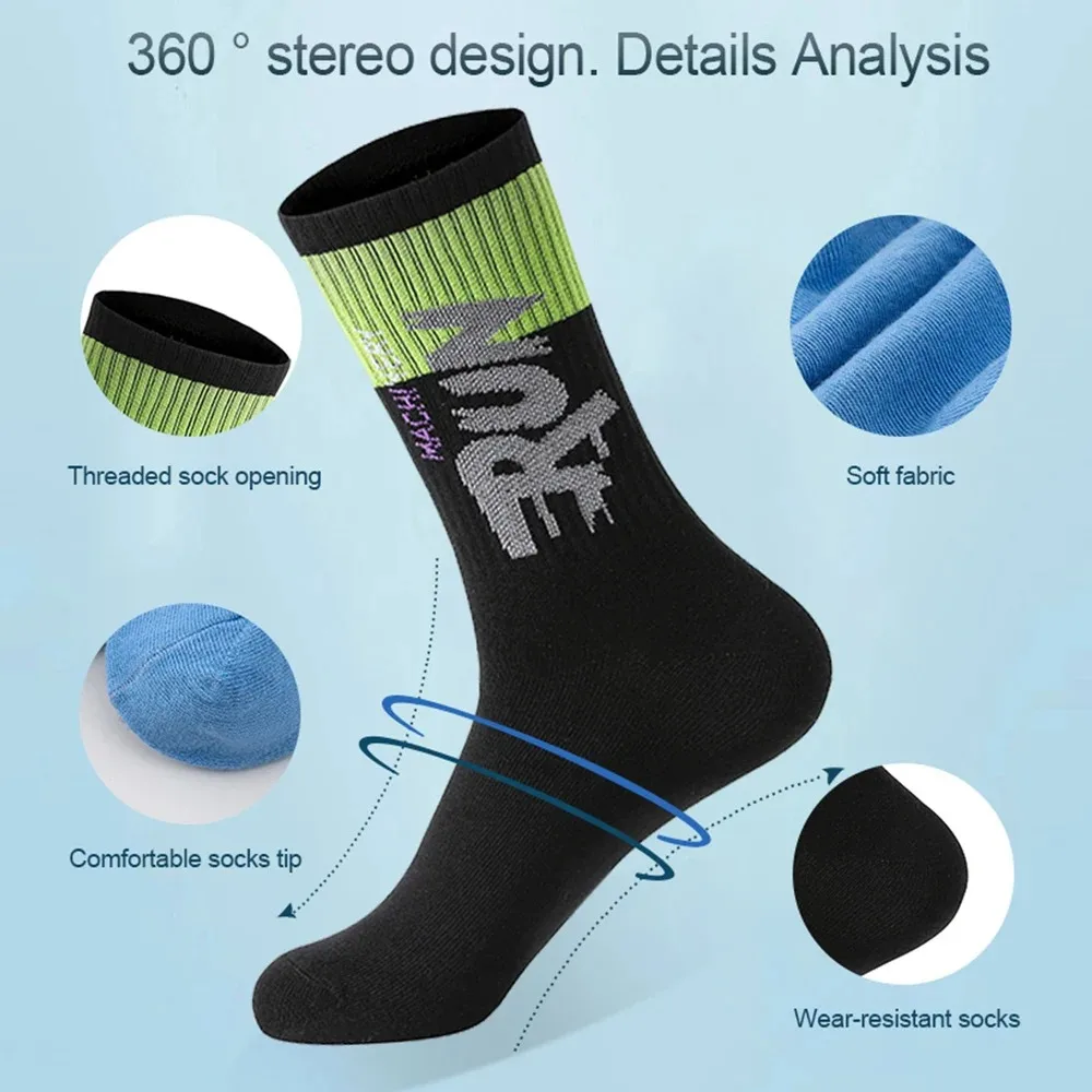 5 زوج/وحدة القطن العضوي الرجال الجوارب تشغيل جوارب رياضية سكيت عادية موضة جوارب كرة السلة اللياقة البدنية تنفس الجوارب رجل