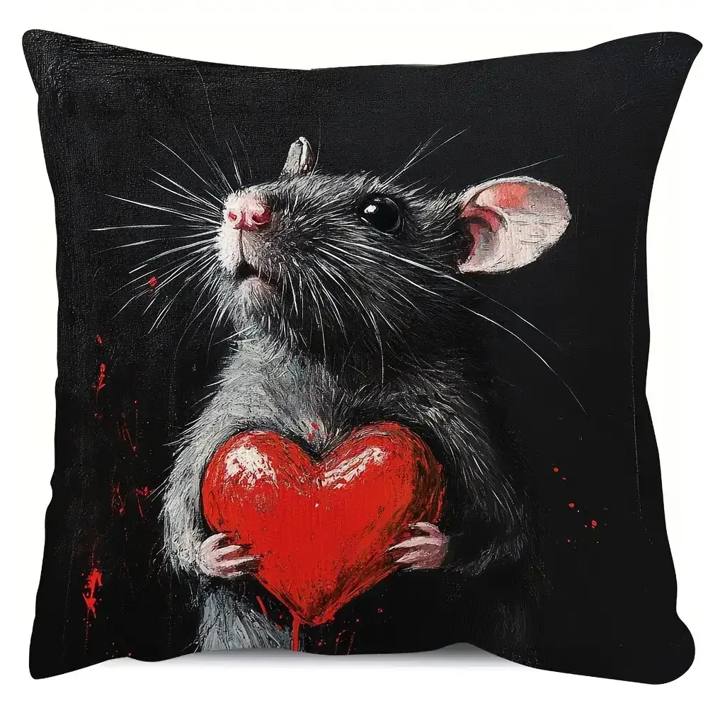 Airplane Heartbeat Pattern Decorative Throw Pillow Case Bohemian Style Aviation Art Cushion Cover for Sofa Living Room Home