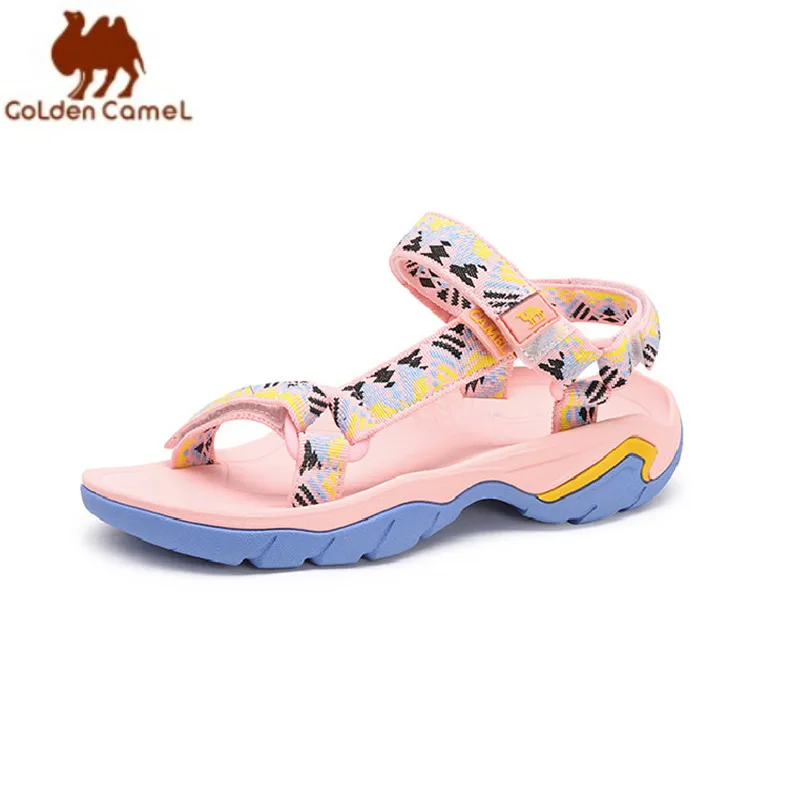 GOLDEN CAMEL Outdoor Shoes Women's Sandals 2023 Summer Fashion Non-slip Flat Beach Sandal Sports Slippers Water Shoes for Women