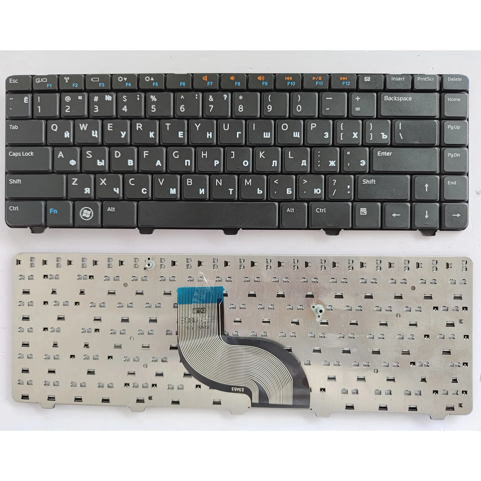 Laptop Keyboard for Dell Inspiron N4010 N4020 N4030 M5030 N5030 N3010 P07G 0YN6FN RU No Backlit Black
