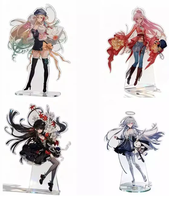 Japanese Anime Wuthering Waves Mornye LYNAE Mornye Acrylic Stand Figure Model Plate Cosplay Collection Desktop Decor Gifts XYZ