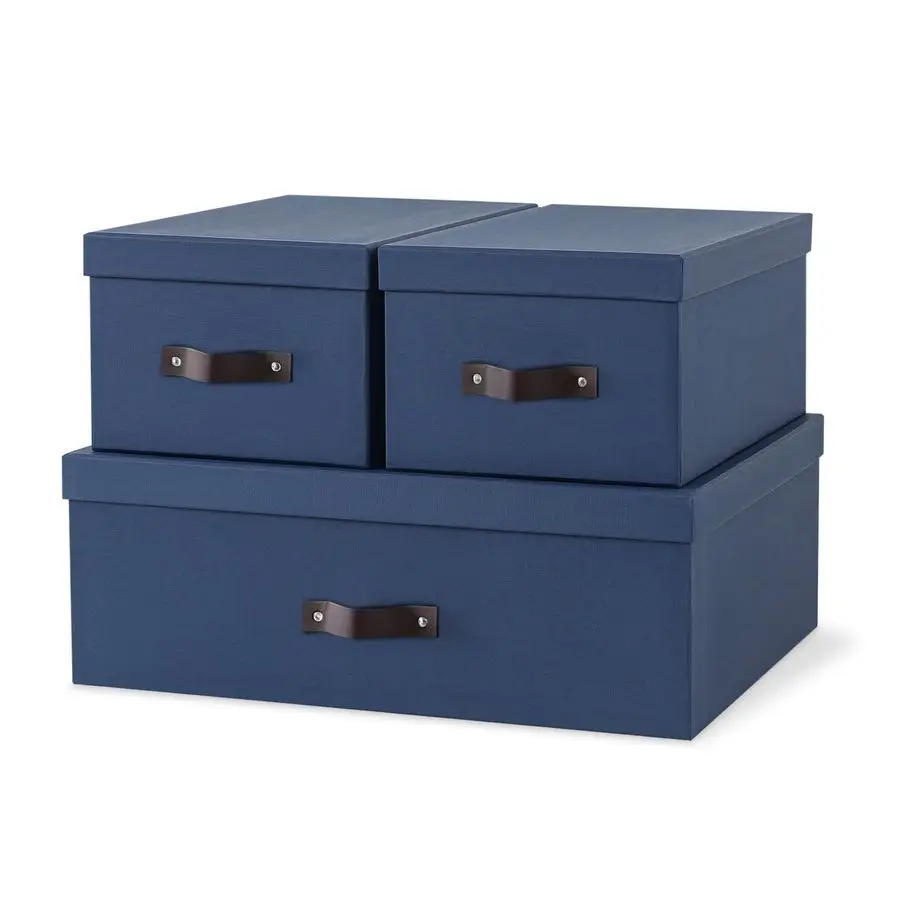 

Декоративные коробки для хранения с крышками Набор из 3-х больших и двух средних, прочные картонные органайзеры для фотографий, универсальные коробки с