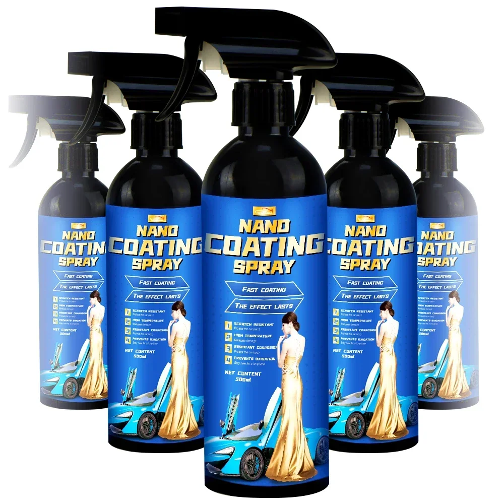 Ceramic Car Coating 500ML 9H Nano Liquid Glass Plated Crystal Hydrophobic Waterproof Polishing Paint Hardness Car Polish Wax