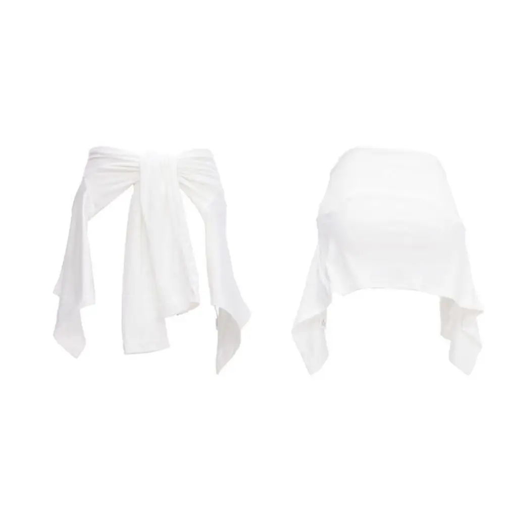 Décor de pantalons en jean Y2K, Streetwear, écharpe de danse Jazz, chemise multifonctionnelle, ceinture Y2K, décor de jean Harajuku