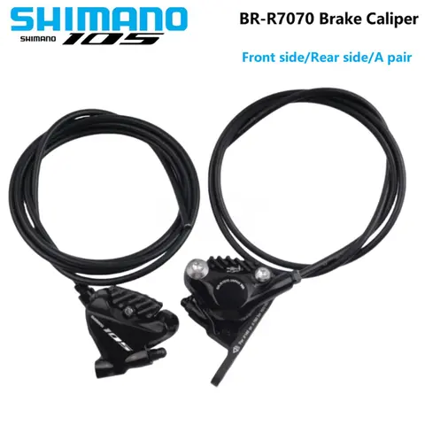 SHIMANO 105 BR-R7070 Hydraulic Disc Brake Only One Side/A Pair Of Brake Caliper 2-Piston BR-R7070-F/BR-R7070-R Road Bike Parts