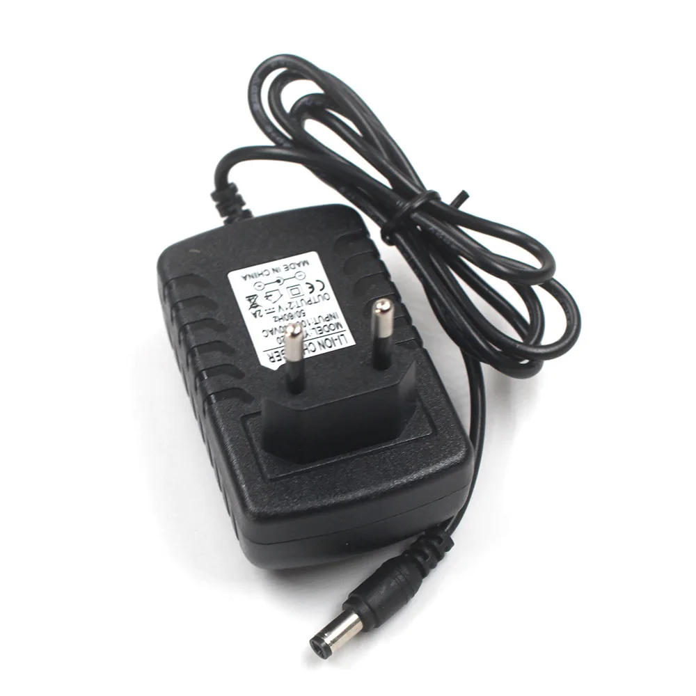 AC 100-240V DC 8.4V 1A 1000MA Adapter Power Supply 8.4 V 18650 Lithium Battery Charger Plug Inside Positive And Outside Negative