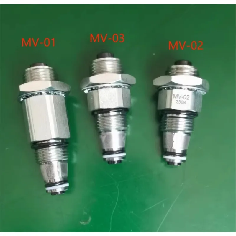 

MV-03 manual lowering valve MV-01 forklift pressure relief valve MV-02 lift hydraulic thread insertion valve