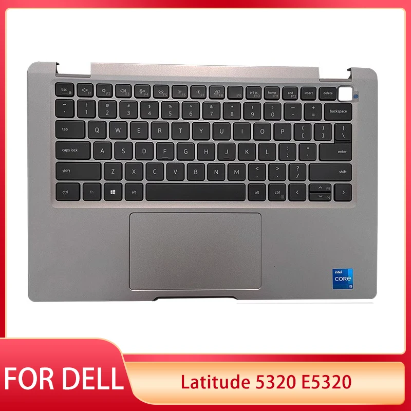 teclado americano para laptop dell latitude 5320 e5320 teclado americano com touchpad capa superior com apoio para as maos novo 01