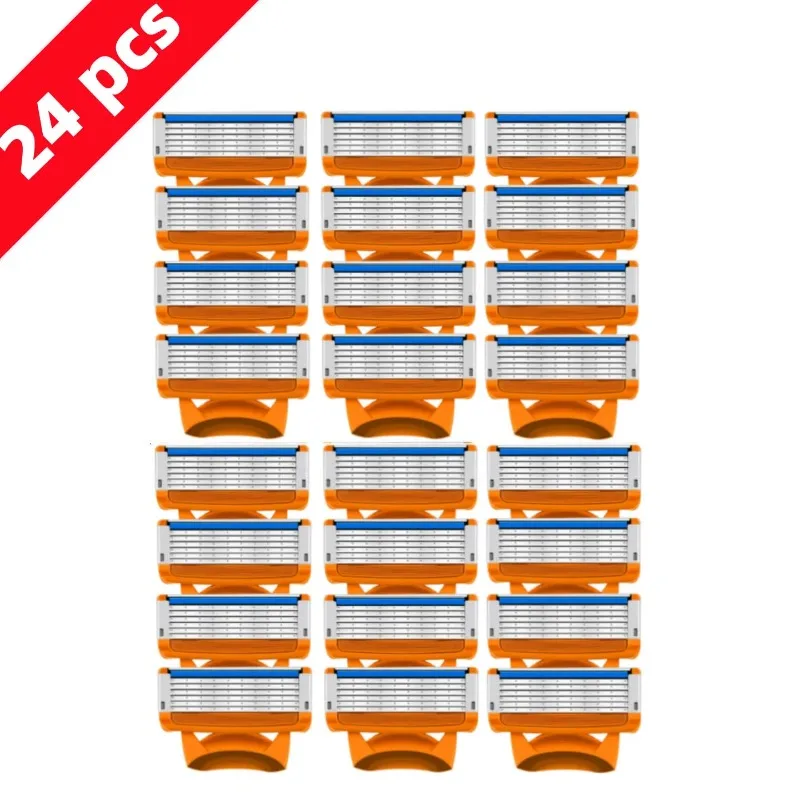 Original bindender Rasierer für Männer, Gesichtshaar, Bart, Rasieren, manuelle Rasiererkassetten, Ersatz-Rasierköpfe, austauschbarer Schneidkopf