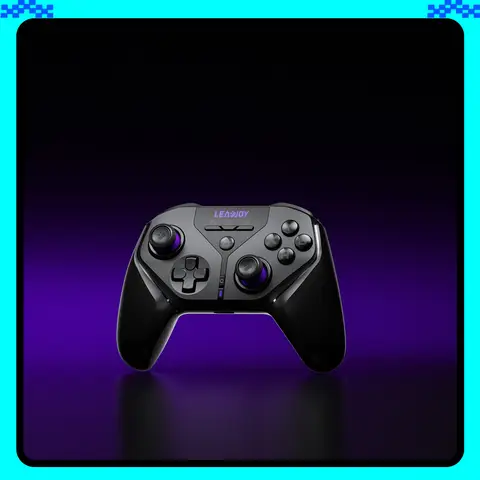 리드조이 스카이소드 게임패드 무선 게임 컨트롤러 12비트 TMR 조이스틱 리니어 트리거 게임패드 진동 모터 포함 NS1/2 PC용