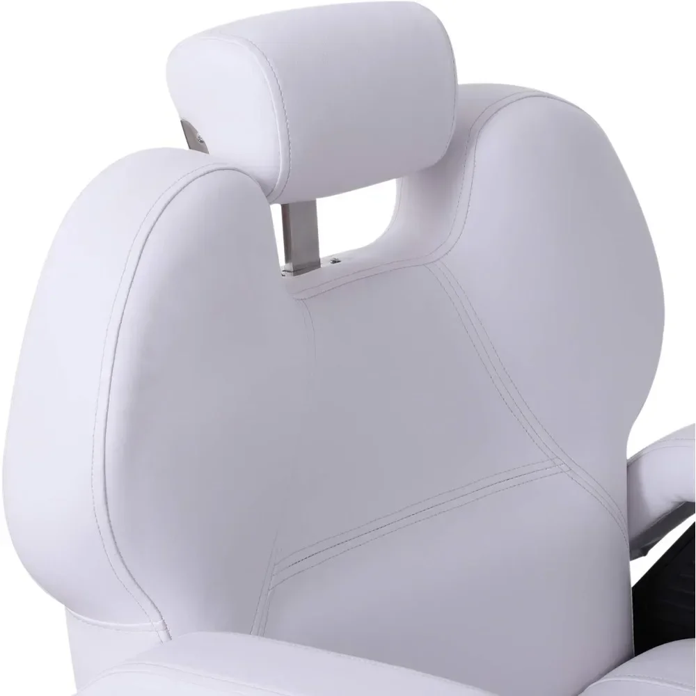 Heavy Duty Reclining Barber Chair All Purpose Hydraulic Salon for Barbershop Stylist Tattoo Chair