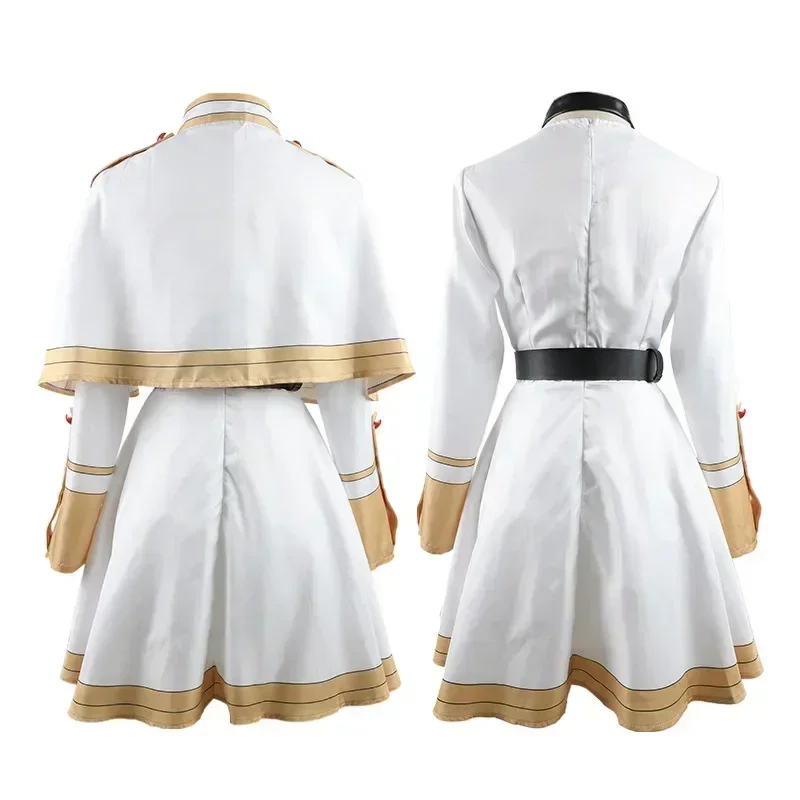 Costume Cosplay Sousou No Frieren pour Femme et Fille, Perruque, Chaussures, Robe de Magicien Anime, Oreille d'Elfe, ixd'Halloween, Noël